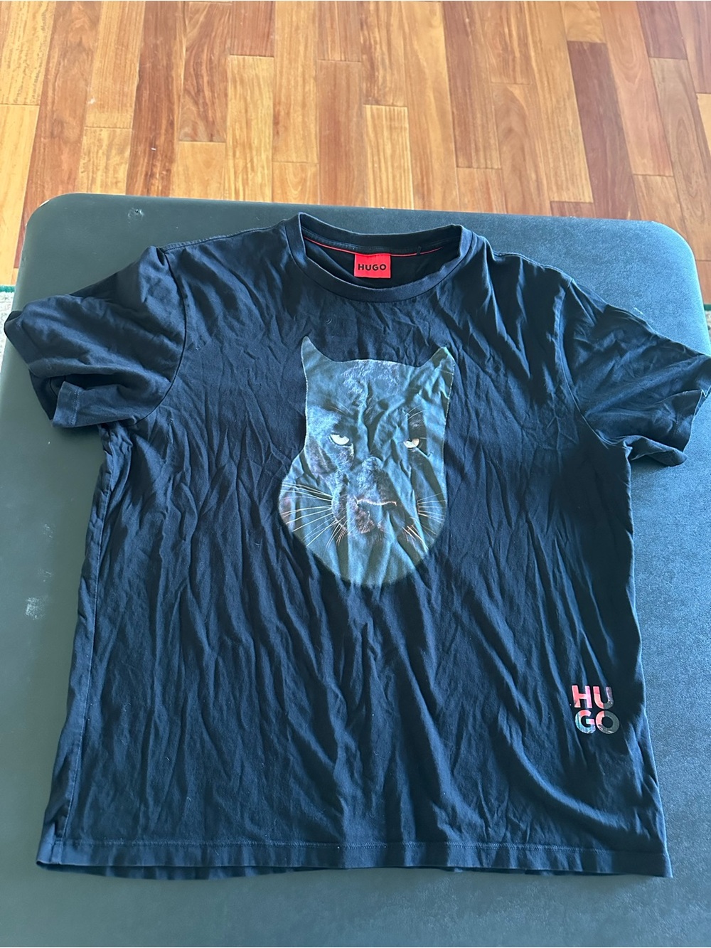 Hugo Boss Black Graphic Panther Print Men's T-Shirt 2XL